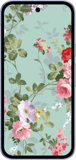 Силиконовый чехол Цветочные обои 2 для Google Pixel 9A - 862u-3899 изображение 