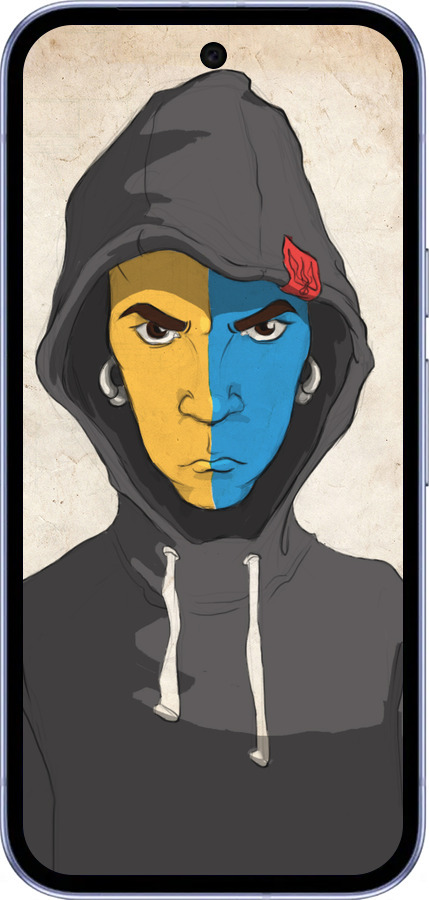 Силиконовый чехол Злой подросток для Google Pixel 9A - 1053u-3899 изображение 