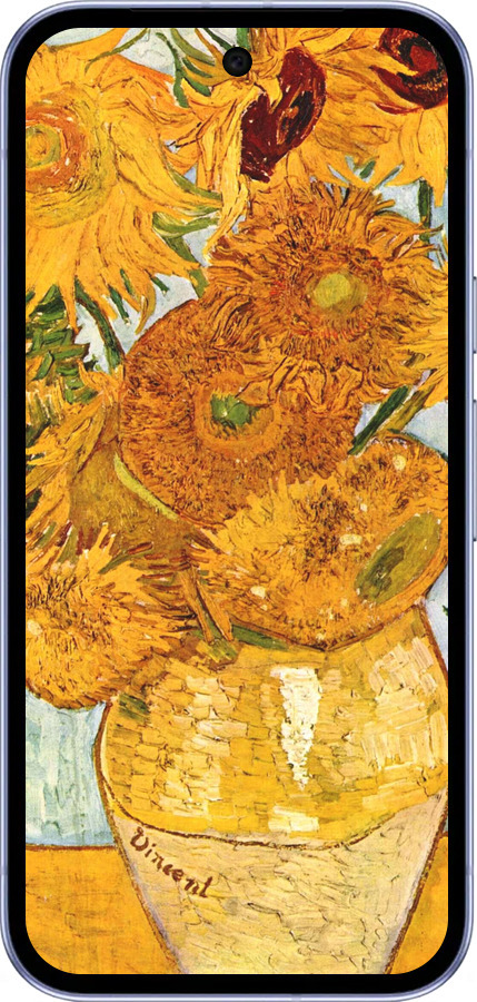 Силиконовый чехол Винсент Ван Гог. Подсолнухи для Google Pixel 9A - 162u-3899 изображение 