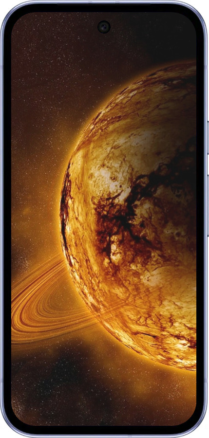 Силиконовый чехол Жёлтый Сатурн для Google Pixel 9A - 170u-3899 изображение 