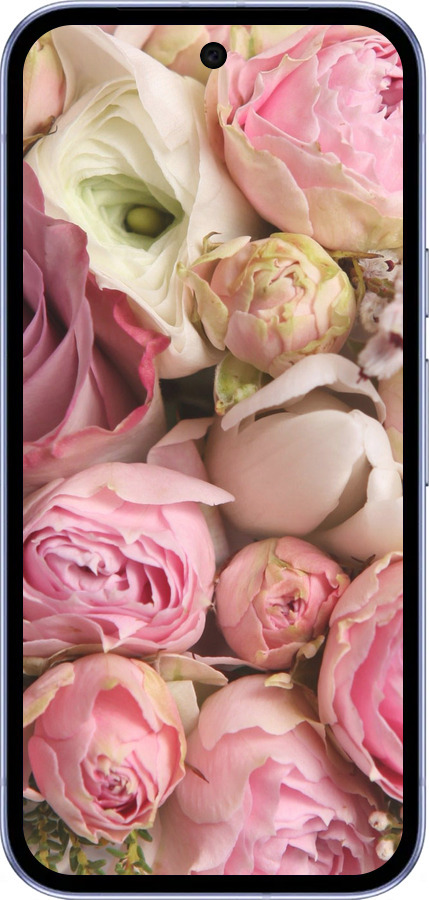 Силиконовый чехол Розы v2 для Google Pixel 9A - 2320u-3899 изображение 