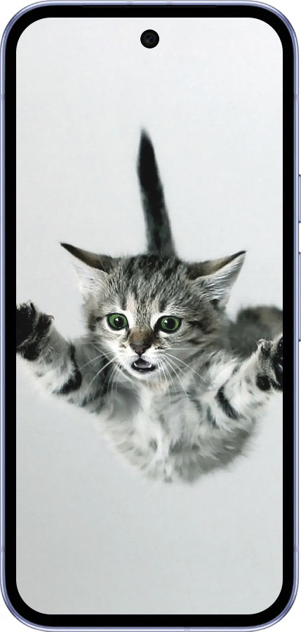 Силіконовий чехол Літаюче кошеня для Google Pixel 9A - 2322u-3899 изображение 