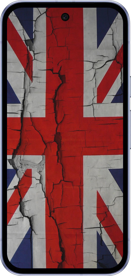 Силиконовый чехол Флаг Великобритании 2 для Google Pixel 9A - 387u-3899 изображение 