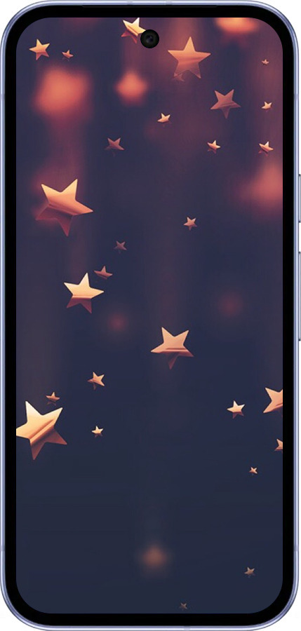 Силиконовый чехол Падающие звезды для Google Pixel 9A - 3974u-3899 изображение 