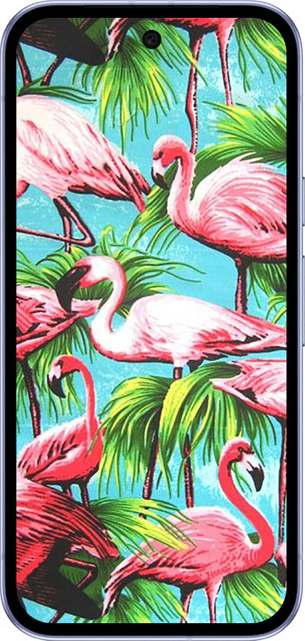 Силиконовый чехол Tropical background для Google Pixel 9A - 4016u-3899 изображение 