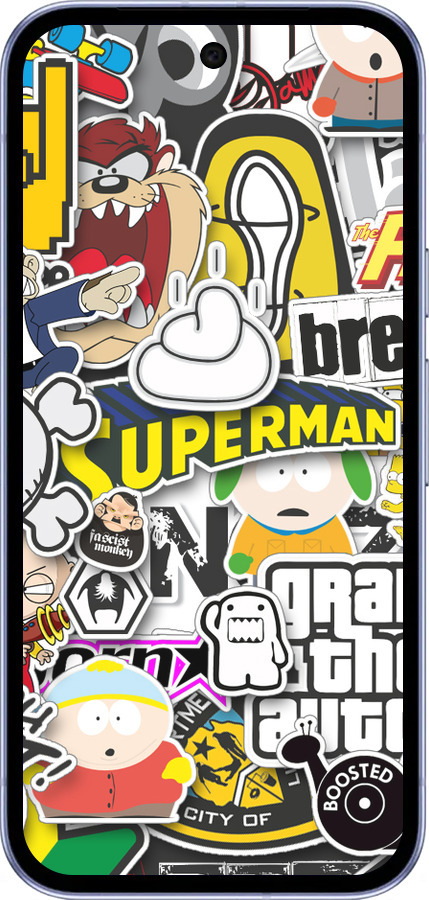 Силіконовий чехол Popular logos для Google Pixel 9A - 4023u-3899 изображение 