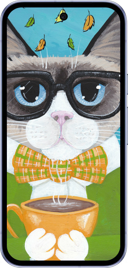 Силиконовый чехол Cat&Coffee для Google Pixel 9A - 4053u-3899 изображение 