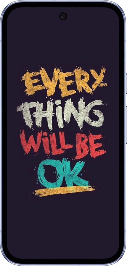 Силиконовый чехол Все будет хорошо для Google Pixel 9A - 4068u-3899 изображение 