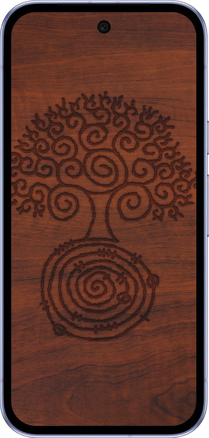 Силиконовый чехол Узор дерева для Google Pixel 9A - 4119u-3899 изображение 