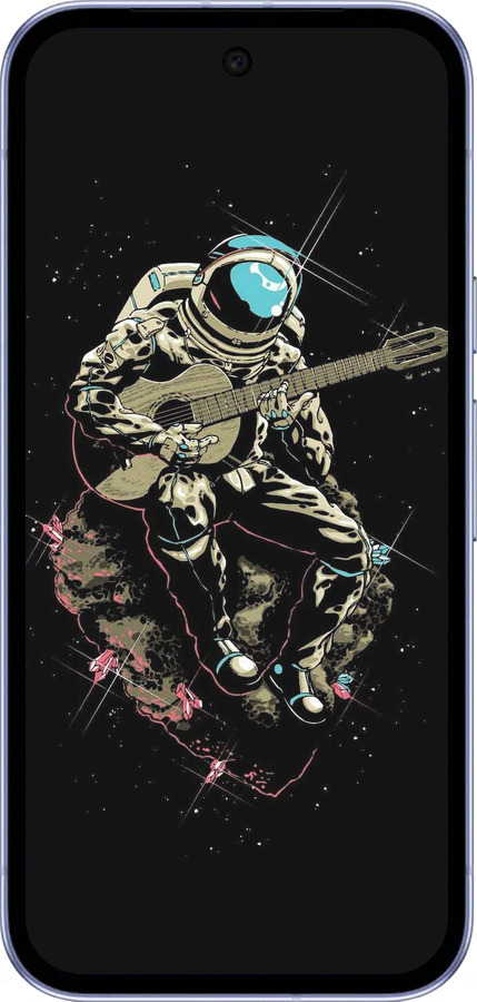 Силиконовый чехол Космонавт с гиратой для Google Pixel 9A - 4138u-3899 изображение 