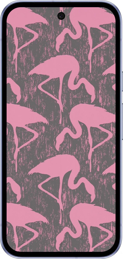 Силиконовый чехол Vintage-Flamingos для Google Pixel 9A - 4171u-3899 изображение 