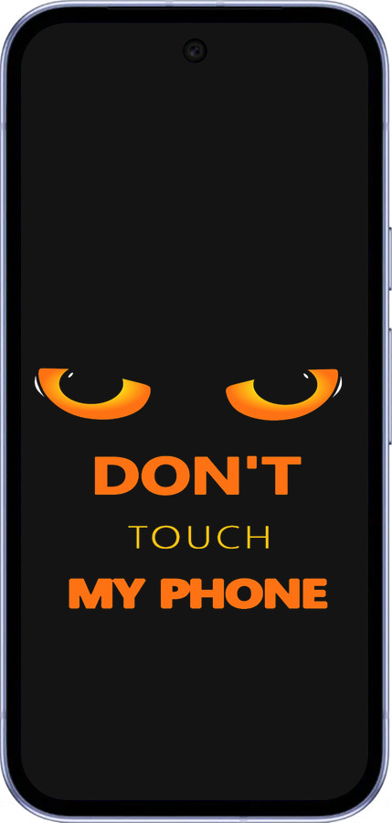 Силиконовый чехол Don't touch the phone для Google Pixel 9A - 4261u-3899 изображение 