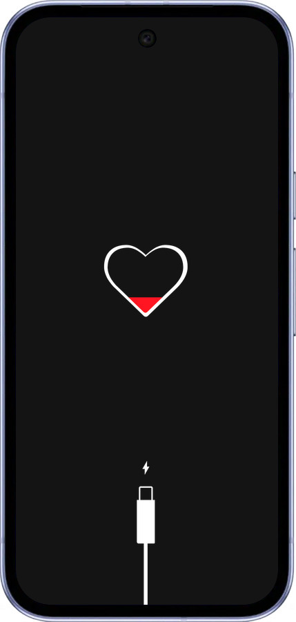 Силиконовый чехол Подзарядка сердца для Google Pixel 9A - 4274u-3899 изображение 