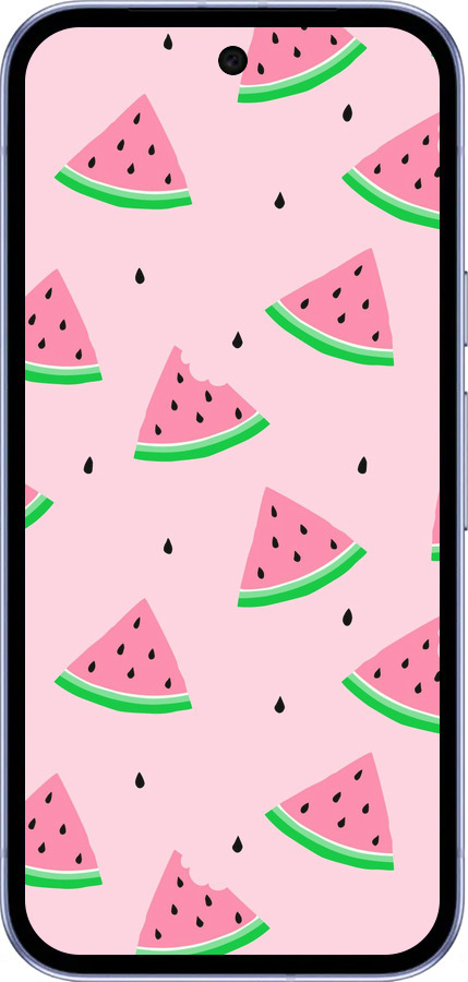 Силиконовый чехол Розовый арбуз для Google Pixel 9A - 4314u-3899 изображение 