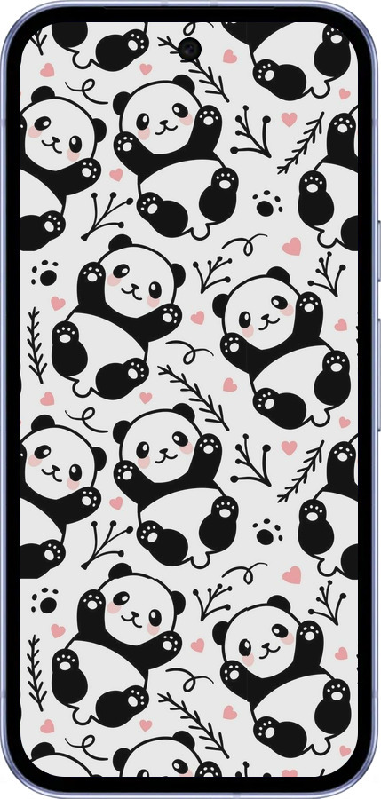 Силіконовий чехол Панди для Google Pixel 9A - 4318u-3899 изображение 