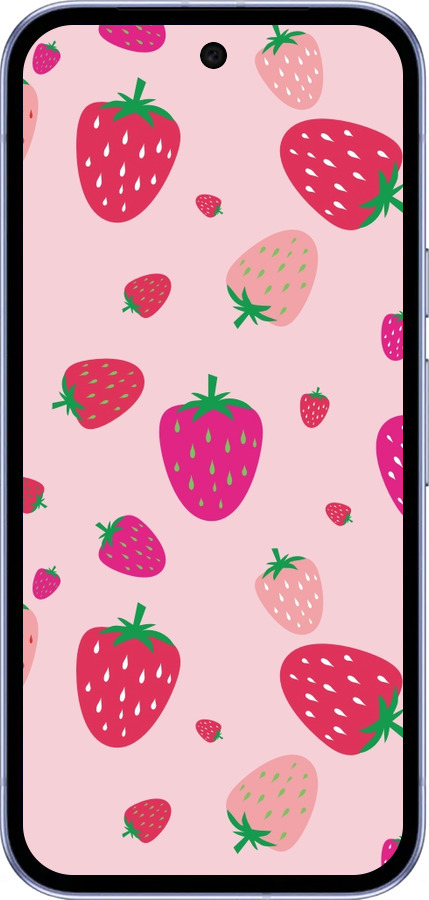 Силиконовый чехол Клубнички для Google Pixel 9A - 4332u-3899 изображение 