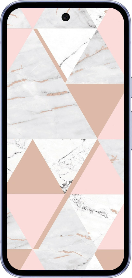 Силиконовый чехол Мраморная симметрия для Google Pixel 9A - 4344u-3899 изображение 