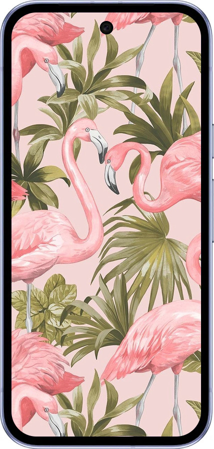 Силиконовый чехол фламинго 2 для Google Pixel 9A - 4360u-3899 изображение 