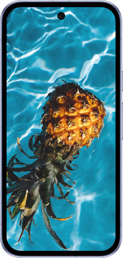 Силиконовый чехол Ананас на воде для Google Pixel 9A - 4384u-3899 изображение 