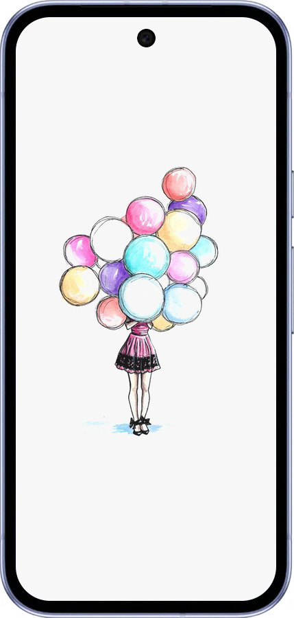 Силиконовый чехол Шарики для Google Pixel 9A - 4387u-3899 изображение 