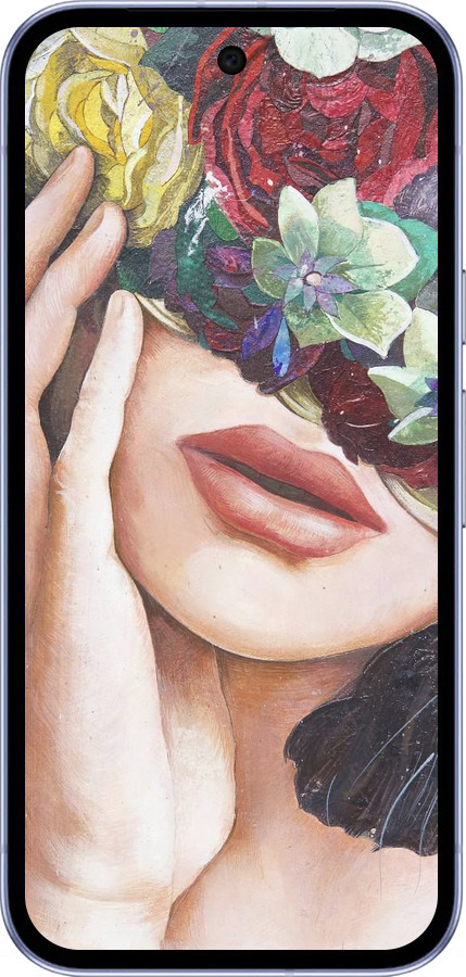 Силіконовий чехол Head Flower для Google Pixel 9A - 4460u-3899 изображение 