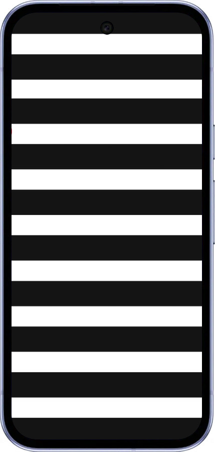 Силиконовый чехол Черно-белые полосы для Google Pixel 9A - 4461u-3899 изображение 