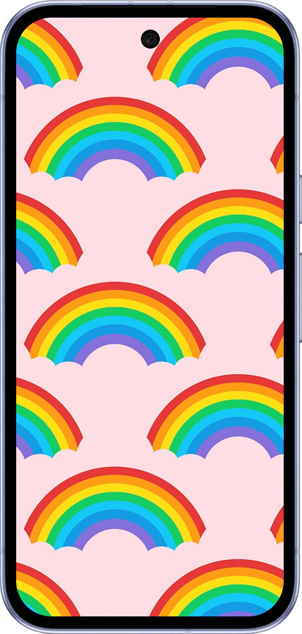 Силиконовый чехол Rainbows для Google Pixel 9A - 4478u-3899 изображение 