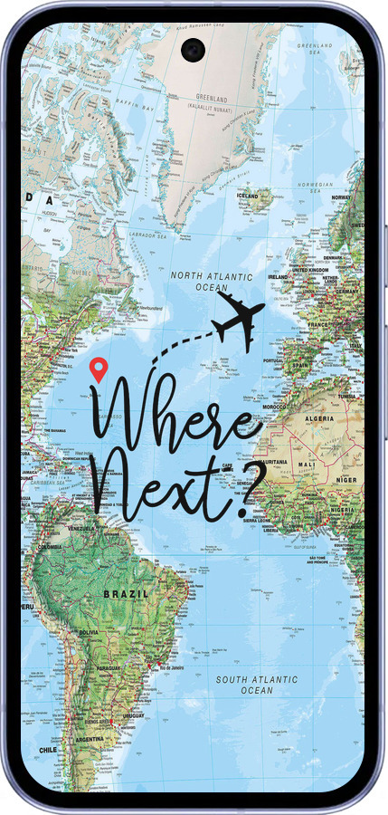 Силиконовый чехол Путешествие для Google Pixel 9A - 4503u-3899 изображение 