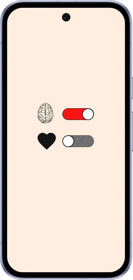 Силиконовый чехол Любовь и ум для Google Pixel 9A - 4553u-3899 изображение 