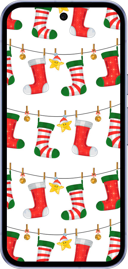 Силиконовый чехол Новогодний 9 для Google Pixel 9A - 4622u-3899 изображение 