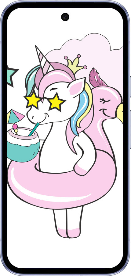 Силіконовий чехол Crown Unicorn для Google Pixel 9A - 4660u-3899 изображение 