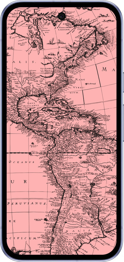 Силиконовый чехол Карта для Google Pixel 9A - 4794u-3899 изображение 