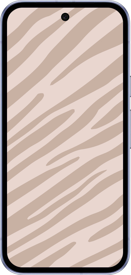 Силиконовый чехол Зебра беж для Google Pixel 9A - 4875u-3899 изображение 