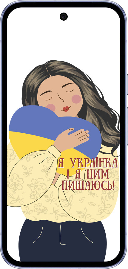 Силиконовый чехол Украинка v2 для Google Pixel 9A - 5264u-3899 изображение 