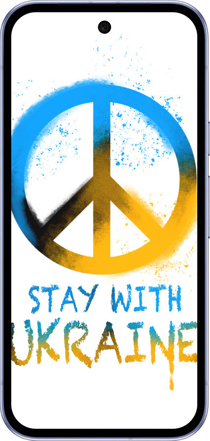 Силиконовый чехол Stay with Ukraine v2 для Google Pixel 9A - 5310u-3899 изображение 