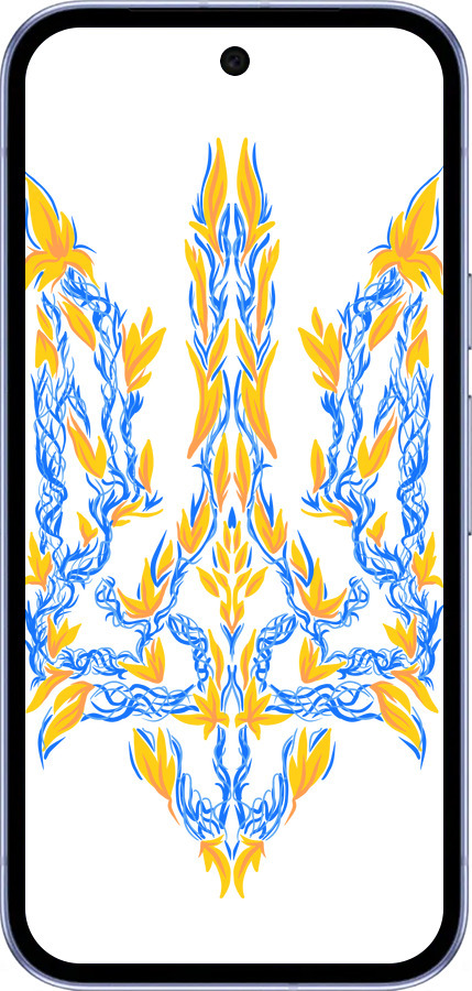 Силиконовый чехол Герб Украины v3 для Google Pixel 9A - 5313u-3899 изображение 