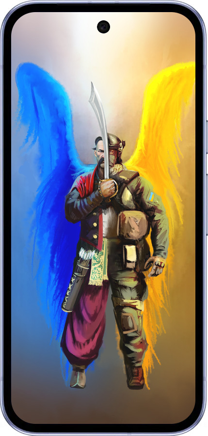 Силиконовый чехол Воин-Ангел для Google Pixel 9A - 5317u-3899 изображение 