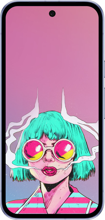 Силиконовый чехол Поп арт девушка для Google Pixel 9A - 5378u-3899 изображение 