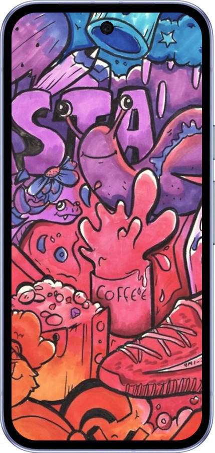 Силиконовый чехол № 5391 для Google Pixel 9A - 5391u-3899 изображение 