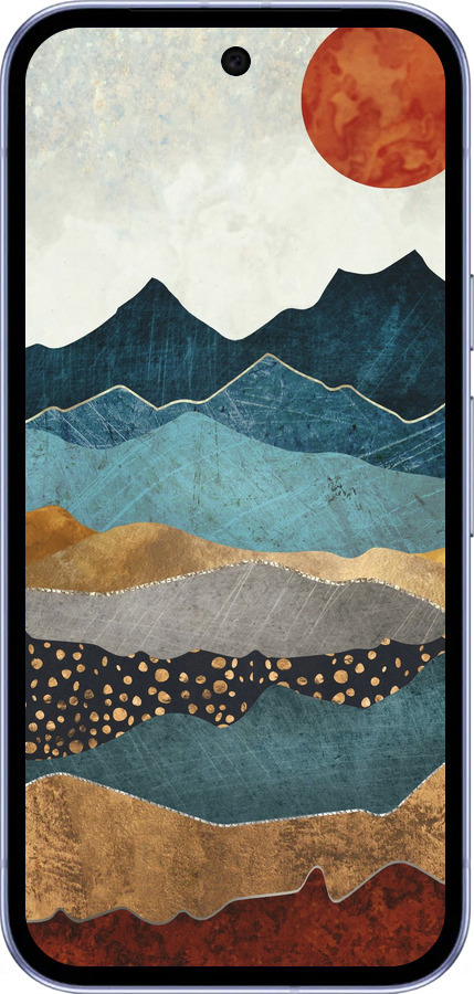 Силиконовый чехол Закат горы для Google Pixel 9A - 5434u-3899 изображение 