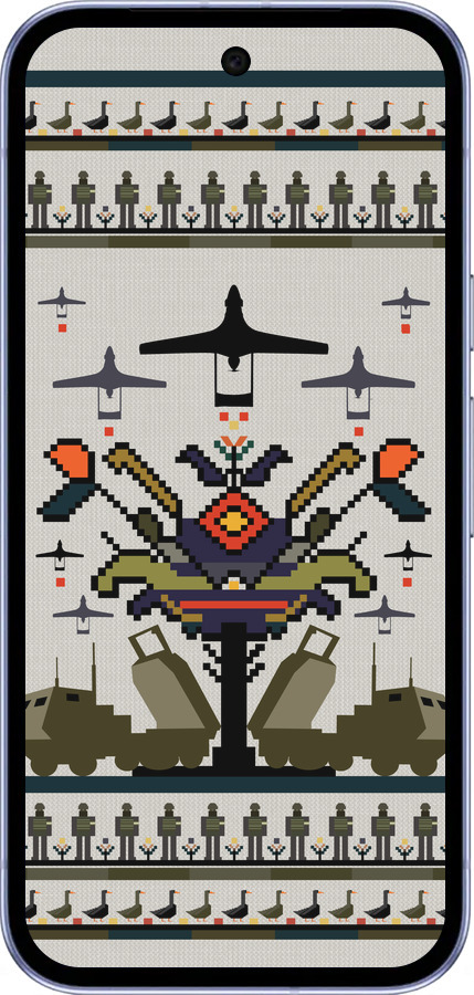 Силиконовый чехол Вышиванка UA для Google Pixel 9A - 5446u-3899 изображение 