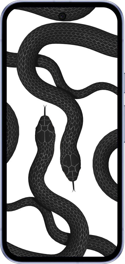 Силиконовый чехол Змеи для Google Pixel 9A - 5473u-3899 изображение 