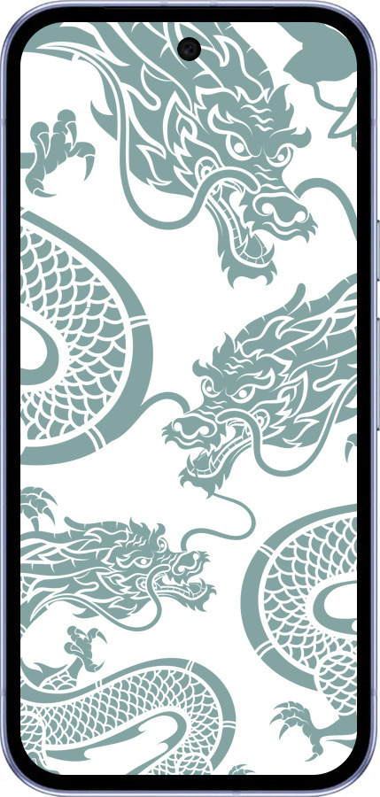 Силіконовий чехол Дракон для Google Pixel 9A - 5476u-3899 изображение 