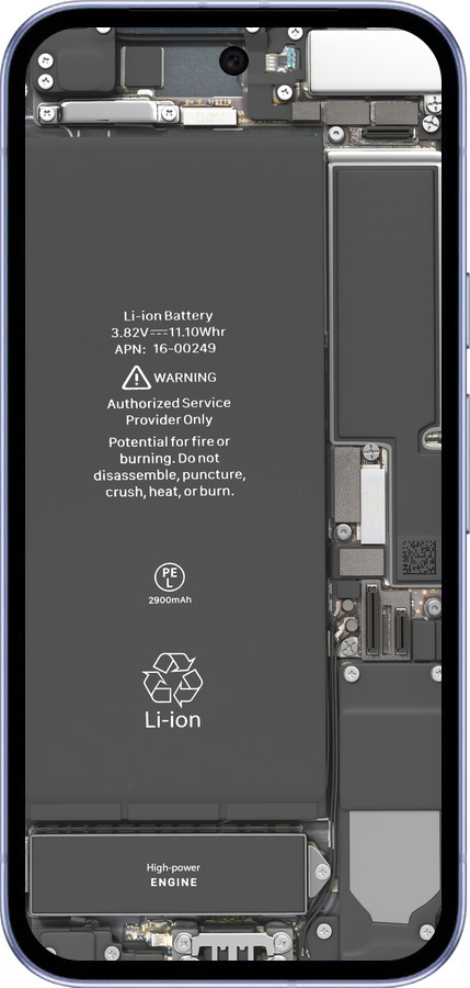 Силиконовый чехол Детали смартфона для Google Pixel 9A - 5487u-3899 изображение 