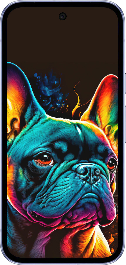 Силиконовый чехол Яркий бульдог для Google Pixel 9A - 5547u-3899 изображение 