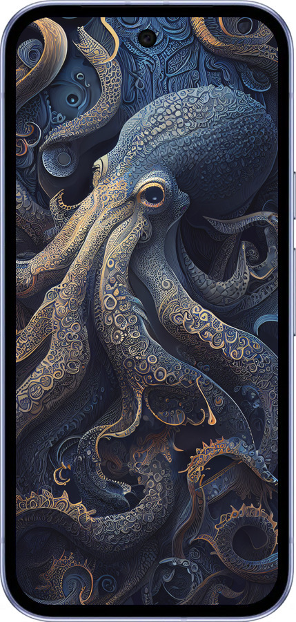 Силиконовый чехол Осьминог для Google Pixel 9A - 5551u-3899 изображение 