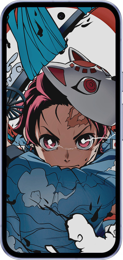 Силиконовый чехол Танджиро Камадо для Google Pixel 9A - 5574u-3899 изображение 