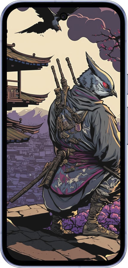 Силиконовый чехол Птица воин для Google Pixel 9A - 5587u-3899 изображение 