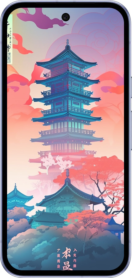 Силиконовый чехол Япония монастырь для Google Pixel 9A - 5590u-3899 изображение 