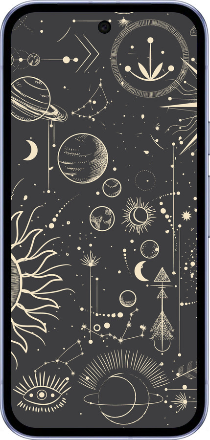 Силиконовый чехол Фаза луны для Google Pixel 9A - 5605u-3899 изображение 